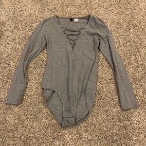 Gray Bodysuit